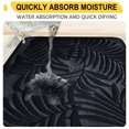thumbnail image 3 of Bath Mat Memory Foam Bath Rugs Non Skid Soft Machine Washable Bathroom Rugs 16"x24" Black, 3 of 7