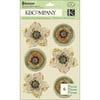 K & Company Edamame Grand Adhesions, Paper Flowers