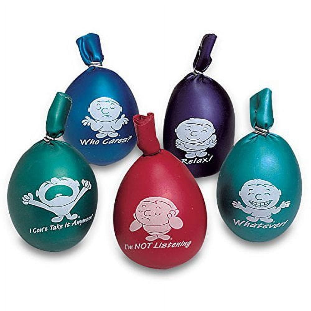 IsoFlex Attitude Stress Ball Hand Massager in Assorted Designs & Colors 6 Pieces