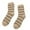 F06-Khaki, variant on FYDUU Womens Cute Crew Socks Fuzzy Socks Warm Winter Slipper Fluffy Sleep Home Fleece Soft Socks Cozy Comfy Striped Socks For Mens Womens