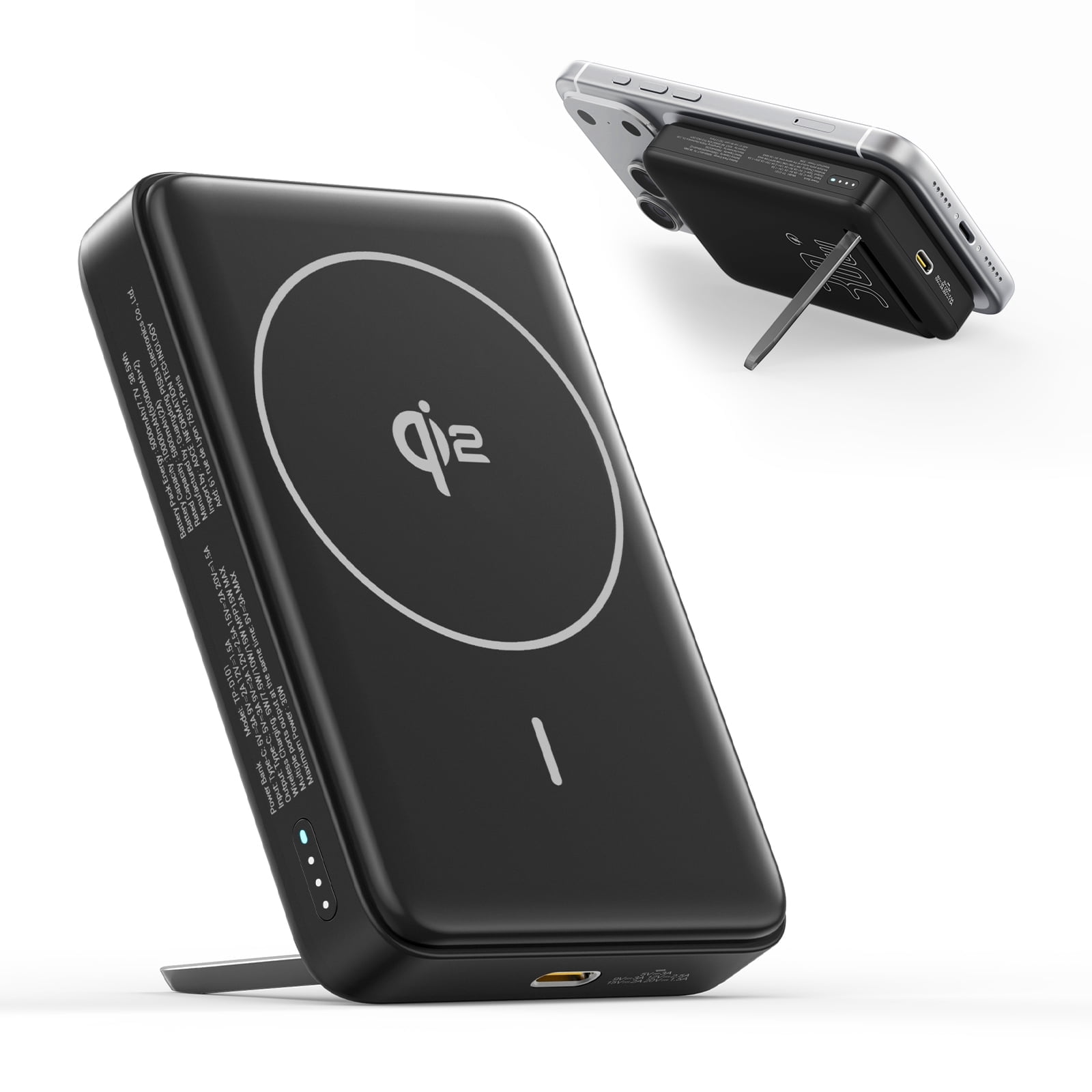 スマホアクセサリー Wireless Powerbank 10,000mAh chicarygo Wireless Power Bank, 10000mAh, Magnetic Fast Charging