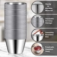 thumbnail image 3 of Potchen 60 Pcs Stainless Steel Sauce Cups Bulk, 2.5 Oz Metal Ramekins Dipping Sauce Cups Condiment Bowls Reusable Stackable Round Individual Dipping Bowls Mini Containers for Kitchen Restaurant, 3 of 7