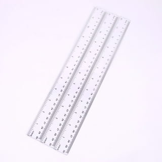 2Pcs Color Flexible Rulers Soft Bendable Plastic Rulers Duals Scale  Bendable Flexible Rubber Rulers Clear Straight Ruler