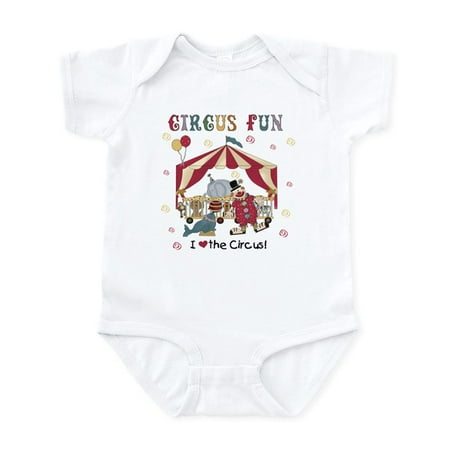 

CafePress - Circus Fun Infant Bodysuit - Baby Light Bodysuit Size Newborn - 24 Months