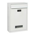 thumbnail image 4 of Vintage Metal Wall Big Entrance Combination Lock Office Information Protection Space-saving Combination Lock Mailbox Bulk Mail Made Mounted Mailbox Black White, 4 of 9