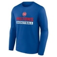 thumbnail image 2 of Men's Blue Detroit Pistons Let's Go Long Sleeve T-Shirt, 2 of 3