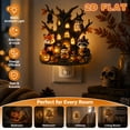 thumbnail image 7 of Halloween 2D Acrylic Plug-in Night Light with Ghost Tree House Pumpkin Design, Warm Glow Wall Night Lamp for Bedroom Entryway Indoor Halloween Home Decor, 4 Styles Available, 7 of 7