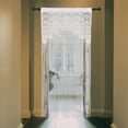 thumbnail image 7 of NOGIS Macrame Lace Door String Curtain for Doorways,Room Divider Doorway Hippie Window Panel Room Divider Wall Closet Curtains for Bedroom Closet Door Drapes Decorations (39.3×79in,White), 7 of 7