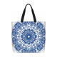 thumbnail image 1 of Easygdp Blue Watercolor Bolsa Tote para Mujer, Bolso de Hombro para Trabajo, Playa, Viajes, Compras y Supermercado, 1 of 7