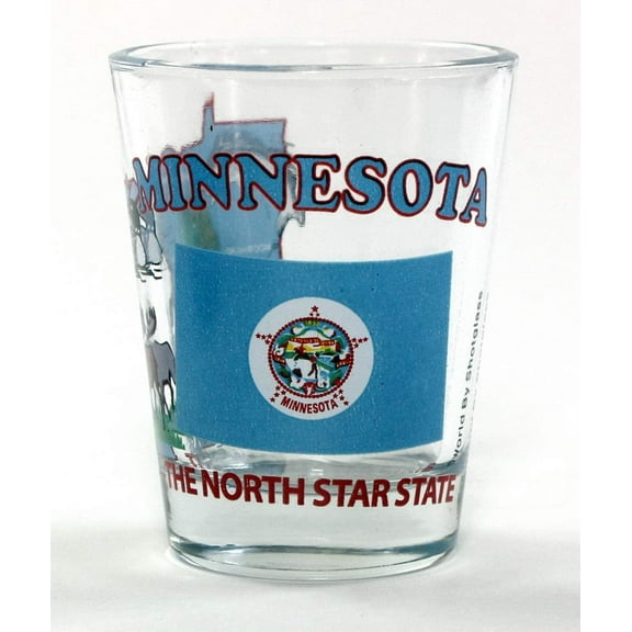Minnesota The North Star State All-American Collection Shot Glass