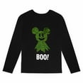 thumbnail image 2 of Disney Store Mickey Mouse Halloween Ghost Long Sleeve Reversible Sequin Kids T Shirt Size 5/6, 2 of 2