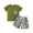 HA- AG, variant on mgoYE Baby Boy Clothes 12-18 Months Toddler Baby Boy Summer Clothes Deer Print Short Sleeves T-Shirt Elastic Camouflage Shorts 2 Piece Outfit(Brown,18-24 Months)