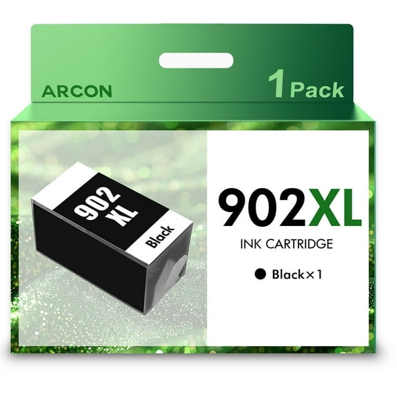 902XL Compatible for HP 902 XL Ink Cartridges Combo Pack Compatible for HP Officejet Pro 6978 6968 6958 6970 6960 6962 6975 6950 6954 Printer (Black, 1 Pack)