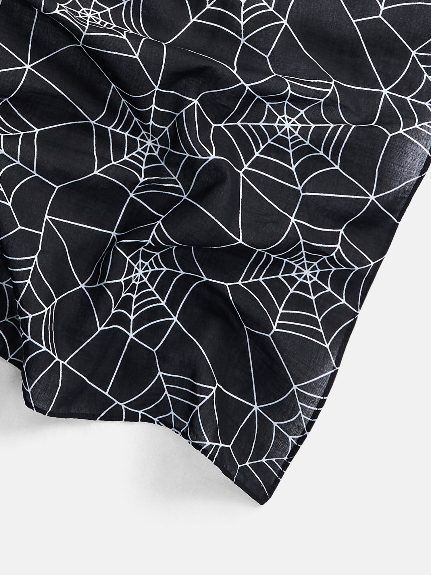 Way To Celebrate Halloween Women's Web Bandana, One Size, Black