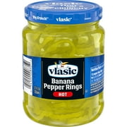 Vlasic Deli Style Banana Pepper Rings, Hot Peppers, 12 oz