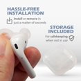 thumbnail image 6 of Insten 3 Pairs Ear Hooks Tips Compatible with AirPods 1 & 2 Earbuds, Anti-Lost EarHooks EarTips Accessories, Comfortable Soft Silicone Covers, with Storage Box (Not Fit in Charging Case) Clear, 6 of 10