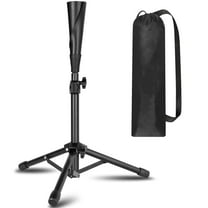 FITPLAY Baseball Batting Tee, 27" to 43" Adjustable Height with Tripod Stand Base, Black