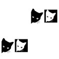 thumbnail image 1 of sweethay Pegatinas reflectantes de cara de Animal de 12x15cm para coche, pegatinas de animales de dibujos animados para motocicleta, decoración, 1 of 1