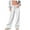 White, variant on TSADFHJI Womens Skirts Summer Women's Casual Knot Loose Sporty Outdoor Long Pants Stylish Streetwear Xxl Red