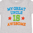 thumbnail image 4 of Inktastic My Great Uncle is Awesome Boys or Girls Toddler T-Shirt, 4 of 5