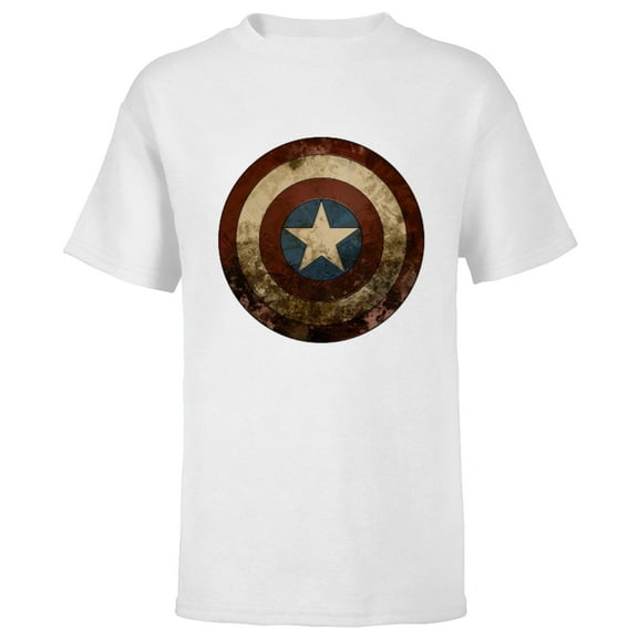 Marvel WHAT IF…? Zombie Captain America Shield Standard - Short Sleeve T-Shirt for Kids – Customized-White