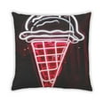thumbnail image 2 of Ahgly Company Neon Neon Indoor Throw Pillow, 18 inch by 18 inch, 2 of 6