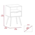 thumbnail image 6 of FM FURNITURE Allie Nightstand, Superior Top, Open Shelf, One Drawer, 6 of 6