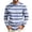 Purple, variant on GrmtClth Shirts for Men Lightweight Soft Striped Raglan Long Sleeve Crew Neck Pullover Autumn Weekend Casual Street Tops Gray XL