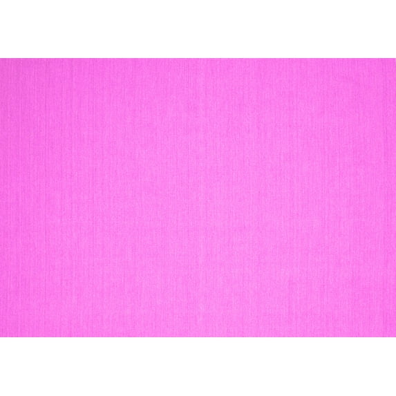 Ahgly Company Indoor Rectangle Solid Pink Modern Area Rugs, 3' x 5'