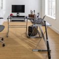 thumbnail image 4 of Manor Park Modern Glass Corner Computer Desk and Gaming Desk - Multiple Finishes, 4 of 7