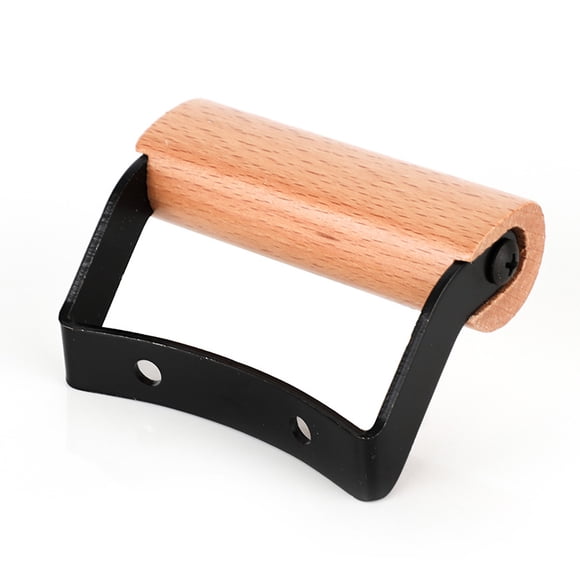 1 Set Wood Double Hole Pot Handle Anti-Scald Pot Handle Side Ears Universal Replacement For Pans Durable And Secure Wooden Wok Knob