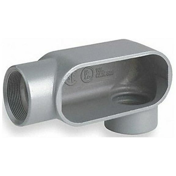 Hubbell Killark Conduit Outlet Body,Iron,Trd Sz 1/2in LL17