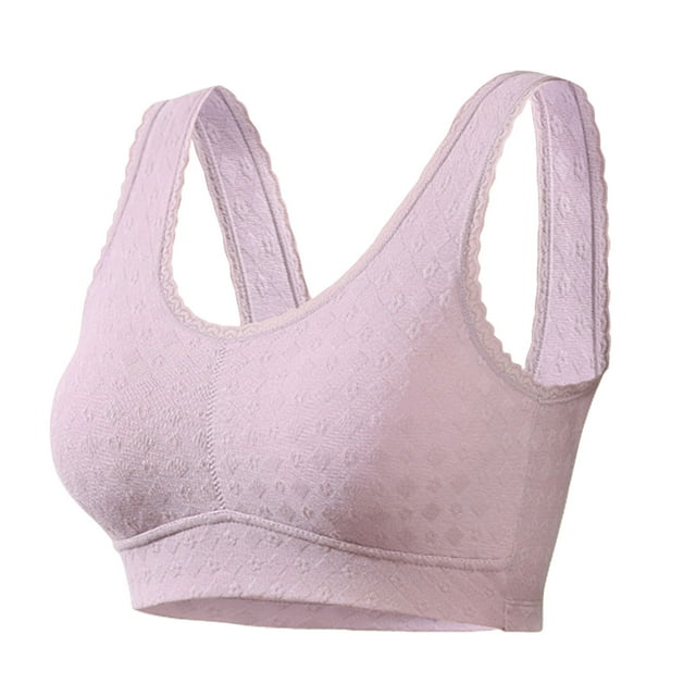 Timegard Bras for Women No Underwire Plus Size Full Support Stretch Breathable Comfort Everyday Bra