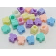 thumbnail image 5 of U8MO 100 Mixed Pastel Color Acrylic Butterfly Pony Beads 10mm for Kids Craft Kandi, 5 of 7