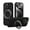 Black, variant on Dteck Magnetic for iPhone 15 Case, Liquid Silicone Extreme Soft Slim Phone Case with Stand Compatible with MagSafe for iPhone 15,Khaki