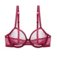 thumbnail image 5 of Women See-Through Lace Soft Transparent Everyday Bra, 5 of 7