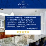 Granite Gold Daily Cleaner Citrus Scent 88 fl oz, 2 Count Spray and Refill