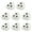 White, variant on Homerr Self Adhesive Casters For Appliance No Drilling Required Casters Self Adhesive Caster Wheel Set Pack of 8Pcs Easy Glide Mini Wheels for Effortlessly Moving Appliances Ideal for DIY Projects
