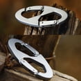 thumbnail image 3 of Aluminum Alloy Snap Clip Hook Keychain For Hiking 7Y6T Climbing Carabiner F3H2G B8M6, 3 of 8