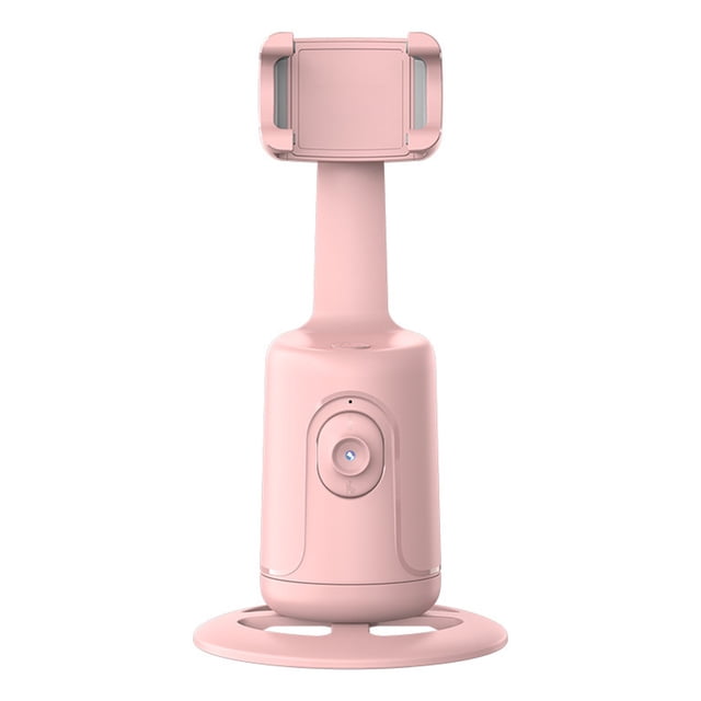 Trípode de seguimiento facial automático, no requiere aplicación, rotación de 360°, soporte para cámara de teléfono, soporte de seguimiento de teléfono inteligente para transmisión de vídeo en vivo