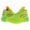 thumbnail image 2 of Puma MB.04 Gem GS Boys Shoes Size 6.5, Color: Yellow Alert/Green Glare, 2 of 4