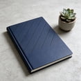 thumbnail image 4 of Zhenhongyql A5 Leather Notebook Journal Lined Notebook With Ribbon Bookmark 200 Pages 100gsm Thick Paper Hardcover Writing Notebook For Work School, 4 of 4