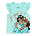 thumbnail image 4 of Disney Princess Jasmine Short Sleeve Shirt and Tulle Tutu Skirt with Headband (Girls), 3 Piece Set, Sizes 2T-10, 4 of 6