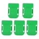 thumbnail image 1 of 5 uds doble uso 18V herramienta soporte para batería ranura soportes para batería para Makita/Bosch verde, 1 of 8
