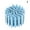 Light blue, variant on Miniature Fairy Garden Fence,35.1inch Long Wood Miniature Decorative Picket Border Barrier Wooden for Bo Mini Ornament Fence C0F3