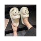 thumbnail image 4 of Sandalias de mujer, zapatillas planas para mujer, lindas sandalias con dibujos animados, zapatillas planas para mujer, diseño fácil de usar, 4 of 9