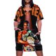 thumbnail image 1 of Vestido holgado con bolsillos de Evander Holyfield, vestidos de mujer, vestidos de novia para mujer, 1 of 7