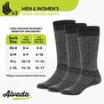 thumbnail image 4 of Calcetines de lana Alvada Warm Thermal para invierno, unisex, color carbón, 4 of 6