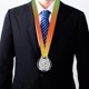 thumbnail image 4 of Deporte Medalla de antorcha Souvenir Premio de competencia deportiva de aleación de zinc con correa (Plata) Ehuebsd Para Estrenar, 4 of 8