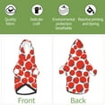thumbnail image 6 of Xecao Hand Drawn Tomatoes Pattern Sweatshirts Winter Pet Dog Hoodie Puppy Coat Dog Sweaters Dog Clothes with Hat Dog Clothes Costume Outfit,Small Pets Wear-Large, 6 of 7